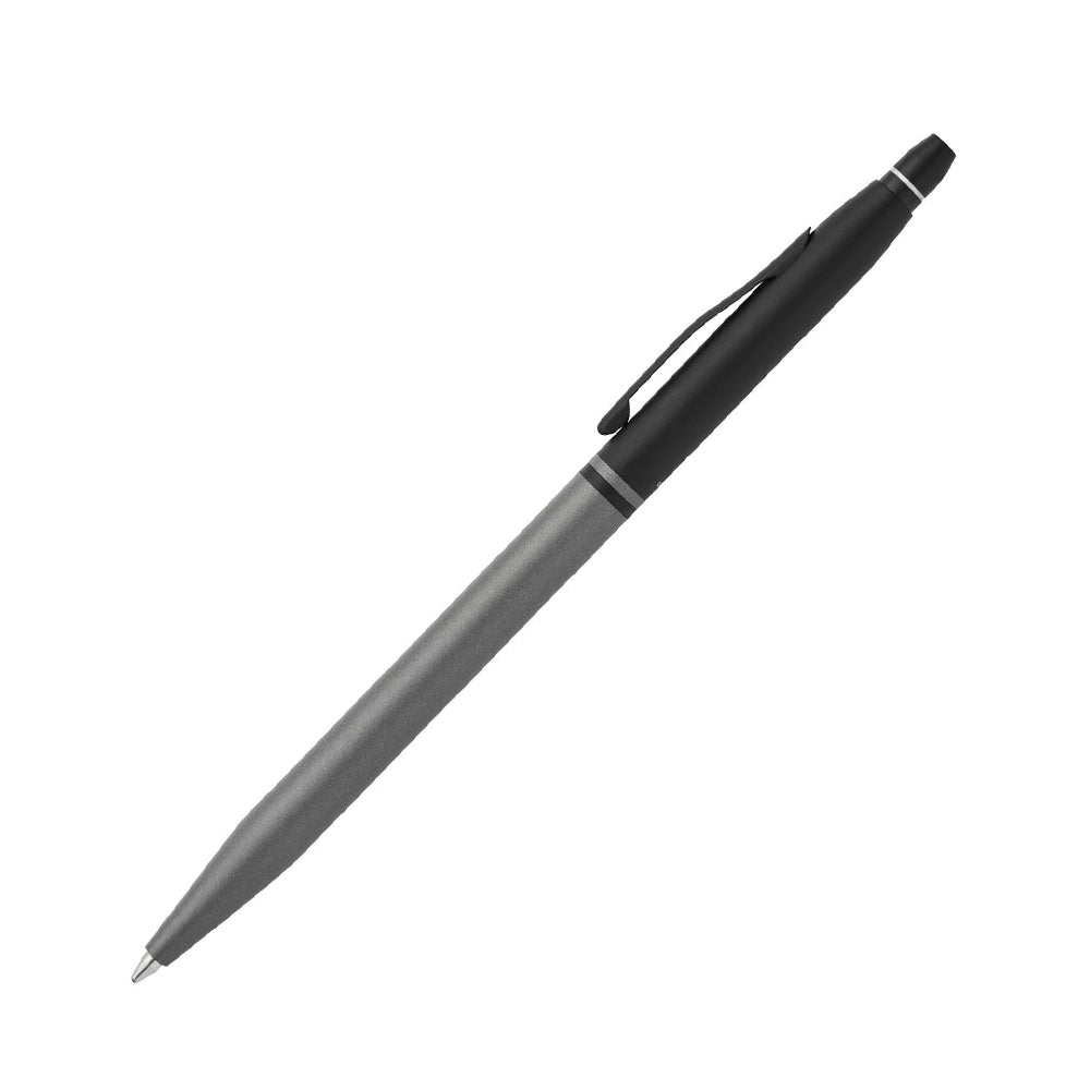 Cross Click Tuxedo Satin Metallic Gray Ballpoint Pen
