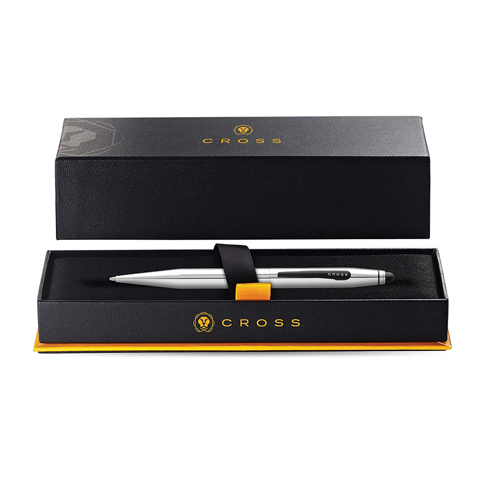 Cross Tech 2 Classic Metallic Chrome Ballpoint Pen with Stylus