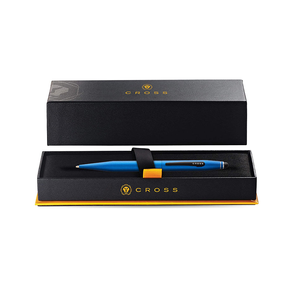 Cross Tech 2 Metallic Blue Ballpoint Pen with Stylus