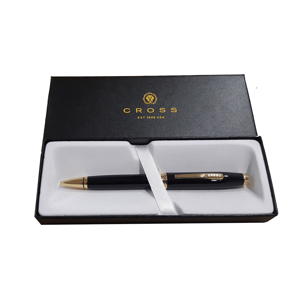 Cross Coventry Black Lacquer with Gold-Tone Ballpoint Pen