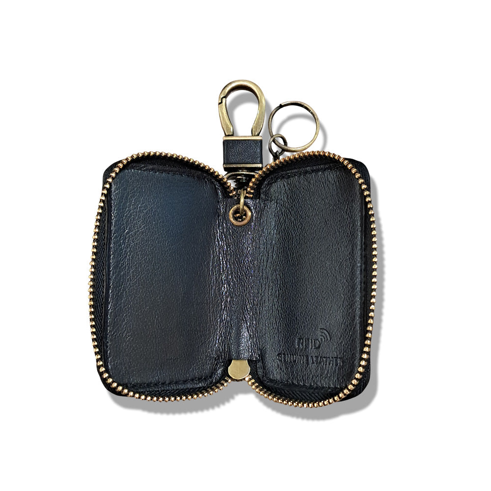 Cross Coventry Black Lacquer with Gold-Tone Ballpoint Pen With Black Key Holder