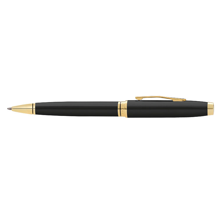 Cross Coventry Black Lacquer with Gold-Tone Ballpoint Pen with A5 Jute Notebook