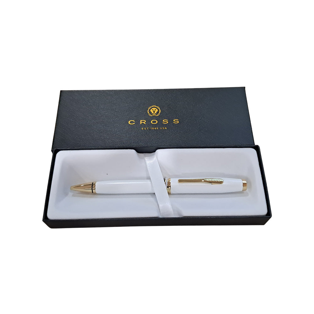 Cross Coventry Pearl White Lacquer with Gold-Tone Trim Ballpoint Pen