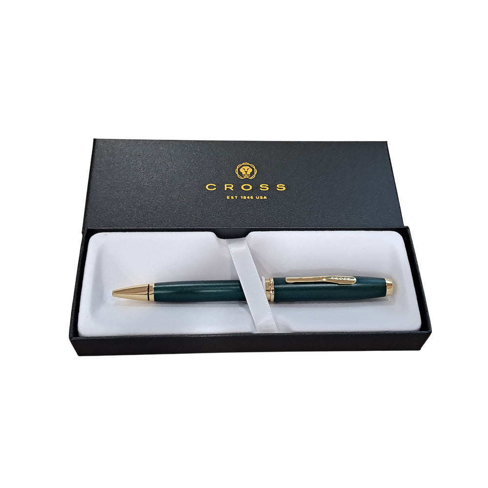 Cross Coventry Metallic Green Lacquer with Gold-Tone Trim Ballpoint Pen