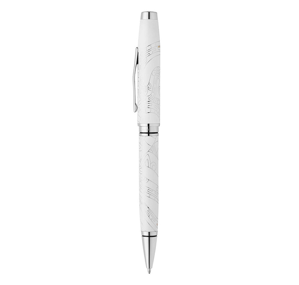Cross Coventry Zodiac Year of the Snake Pearl White Lacquered Ballpoint Pen