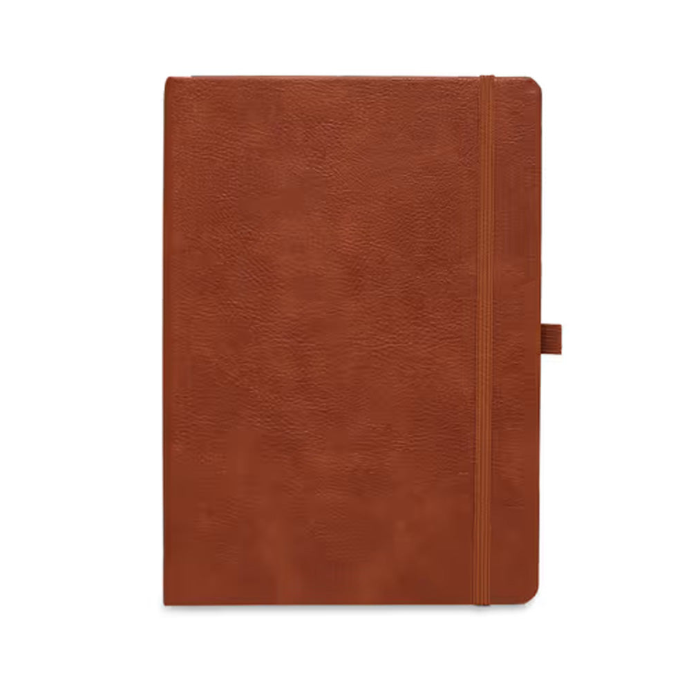 Cross Coventry Chrome GT Ball Pen with A5 Tan Notebook