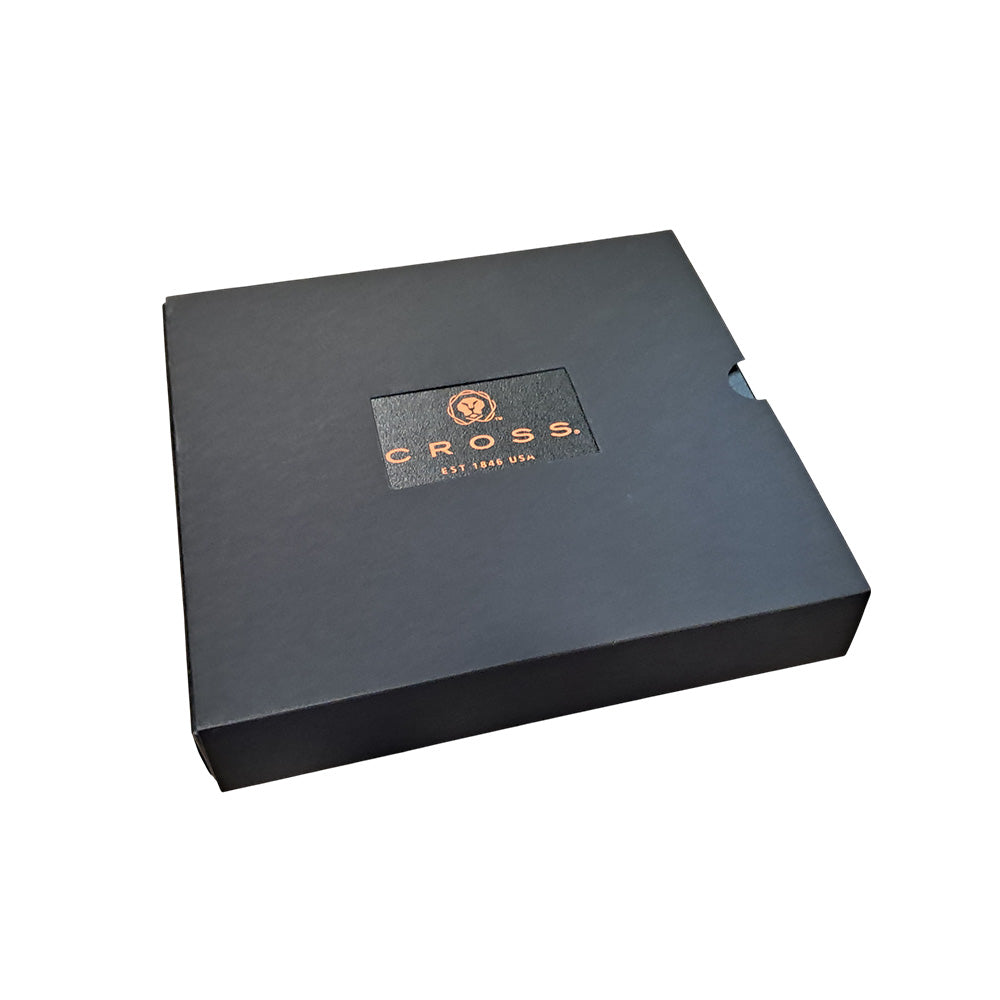 Cross Coventry Black Lacquer CT Ballpoint Pen With Card Wallet