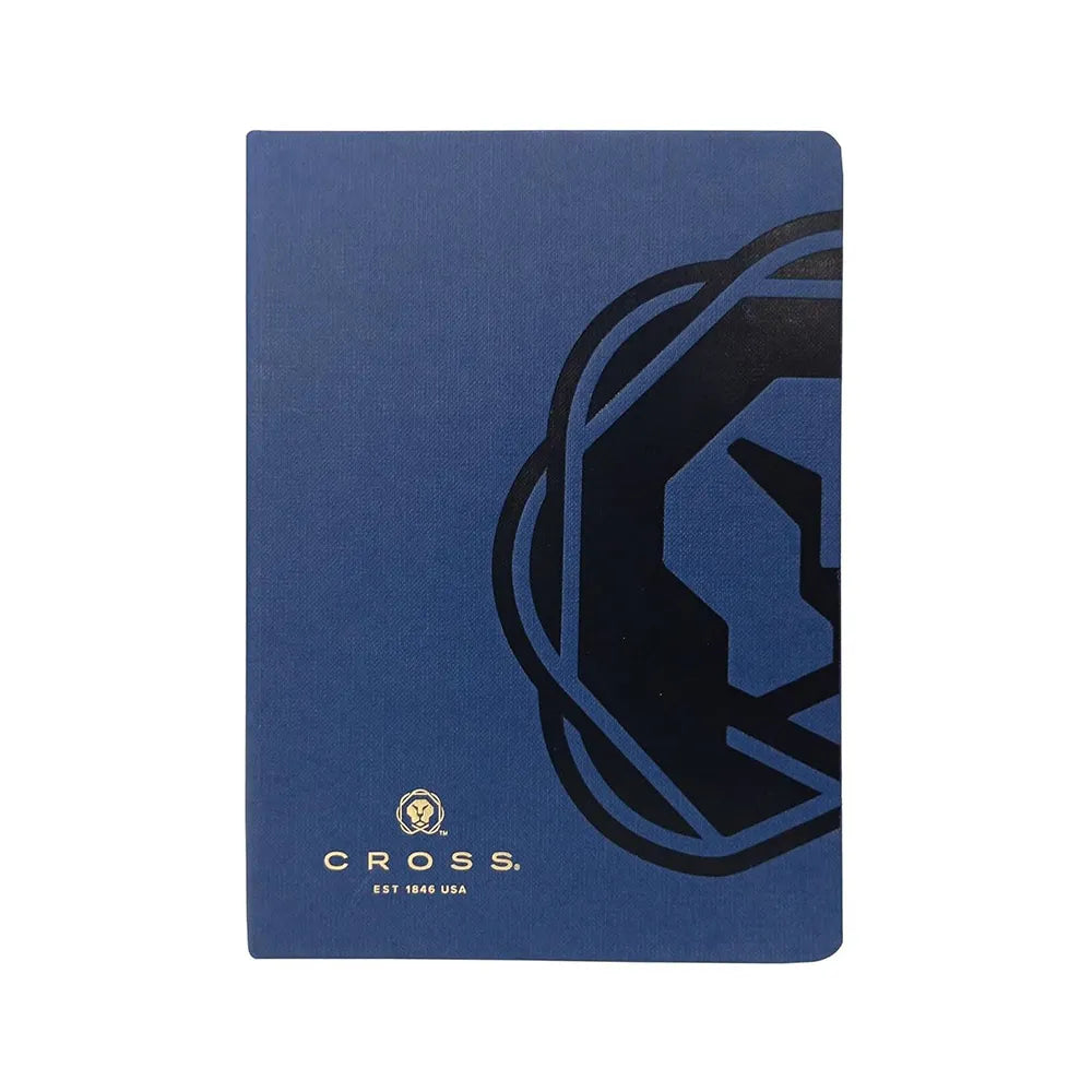 Cross Coventry Polished Chrome Ballpoint Pen + Executive A5 Blue Notebook