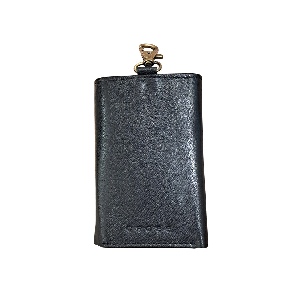 Cross Coventry Polished Chrome Ballpoint Pen With Black Executive Key Holder