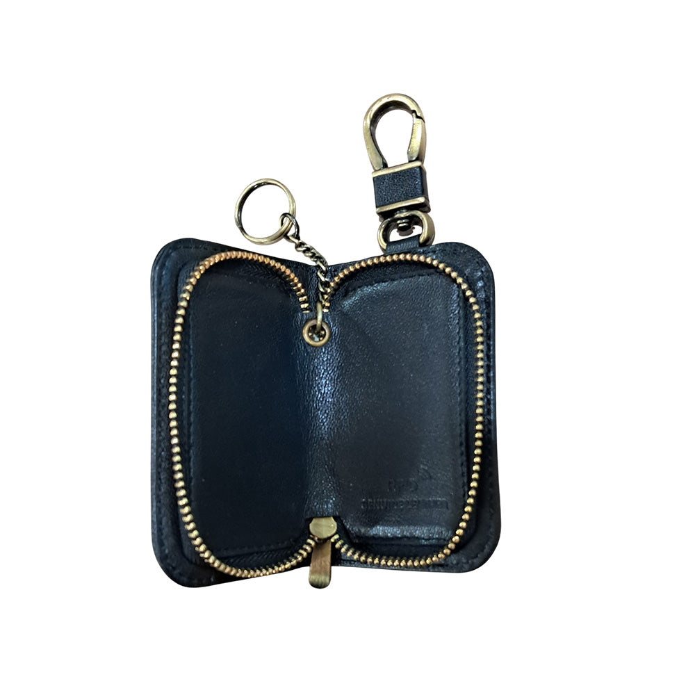 Cross Coventry Polished Chrome Ballpoint Pen With Black Key Holder