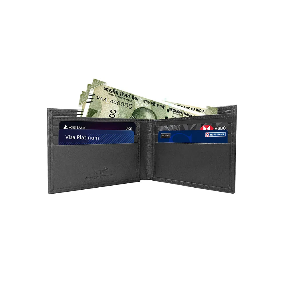 Cross Coventry Polished Chrome Ballpoint Pen With Black Card Wallet