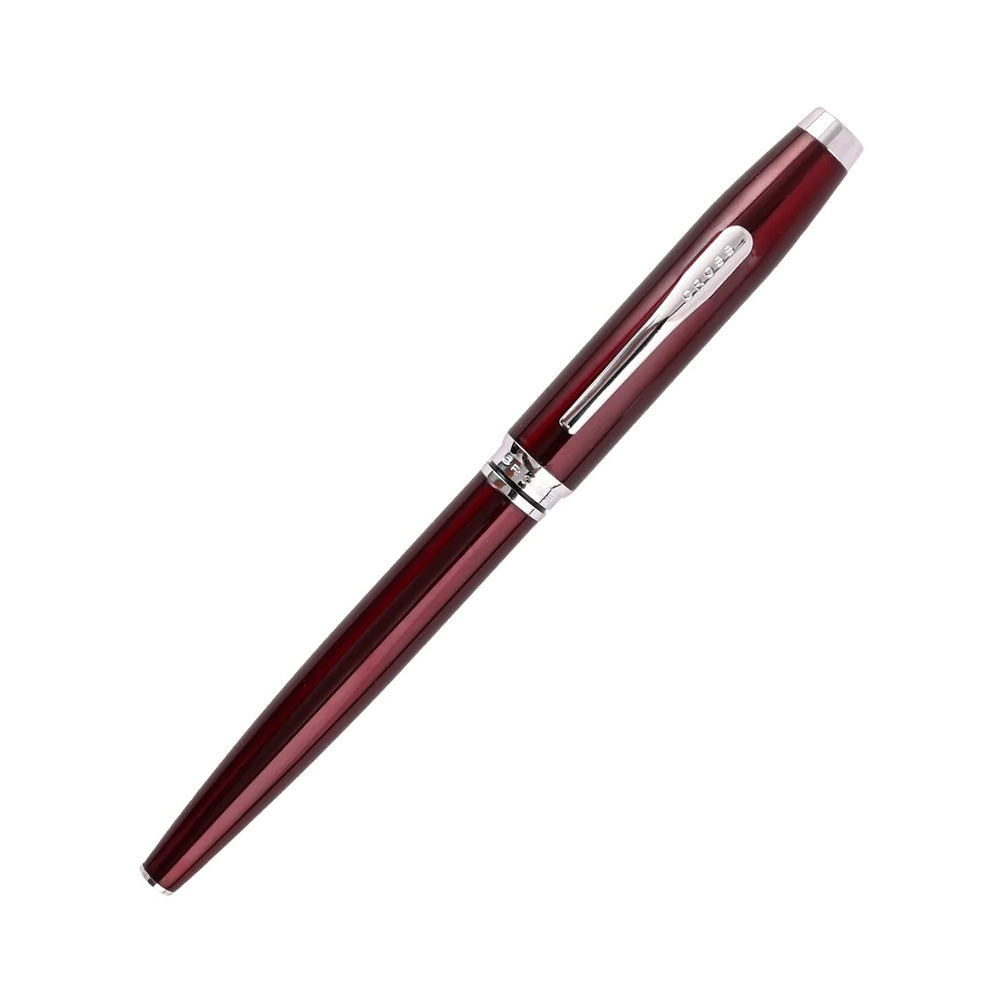 Cross Coventry Red Lacquer with Polished Chrome Trim Rollerball Pen