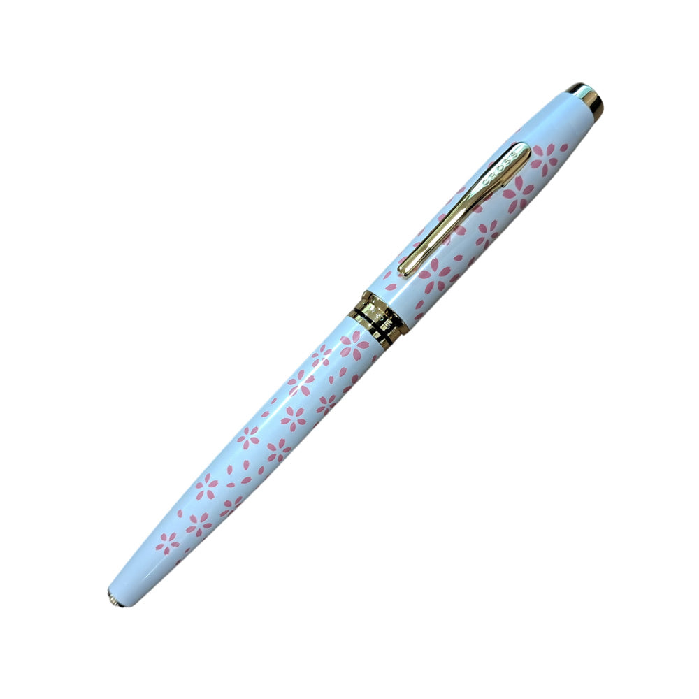 Cross Coventry Cherry Blossom Pearl White Lacquer Finish GT Rollerball Pen