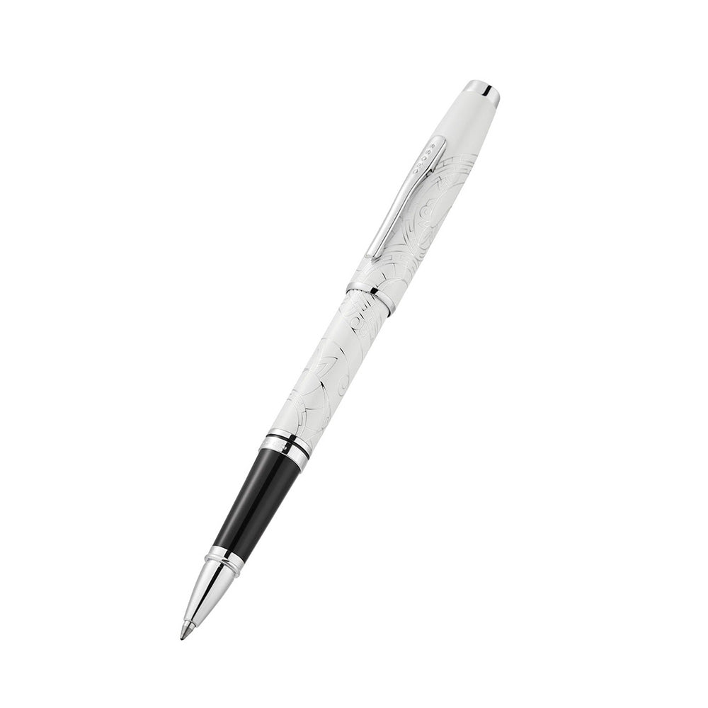 Cross Coventry Zodiac Year of the Snake Pearl White Lacquer Rollerball Pen