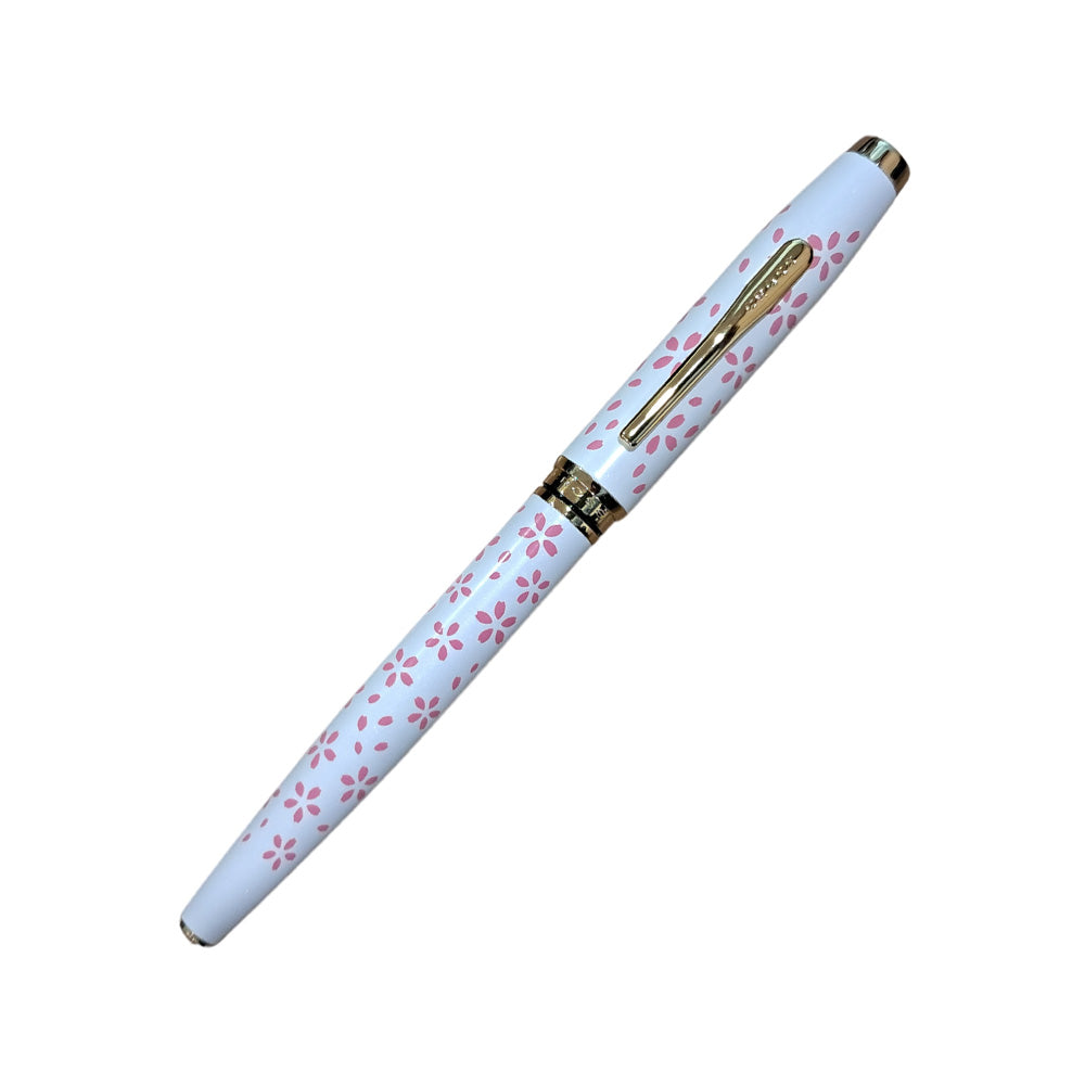 Cross Coventry Cherry Blossom White With Gold-Tone Trim Fountain Pen - Medium Nib
