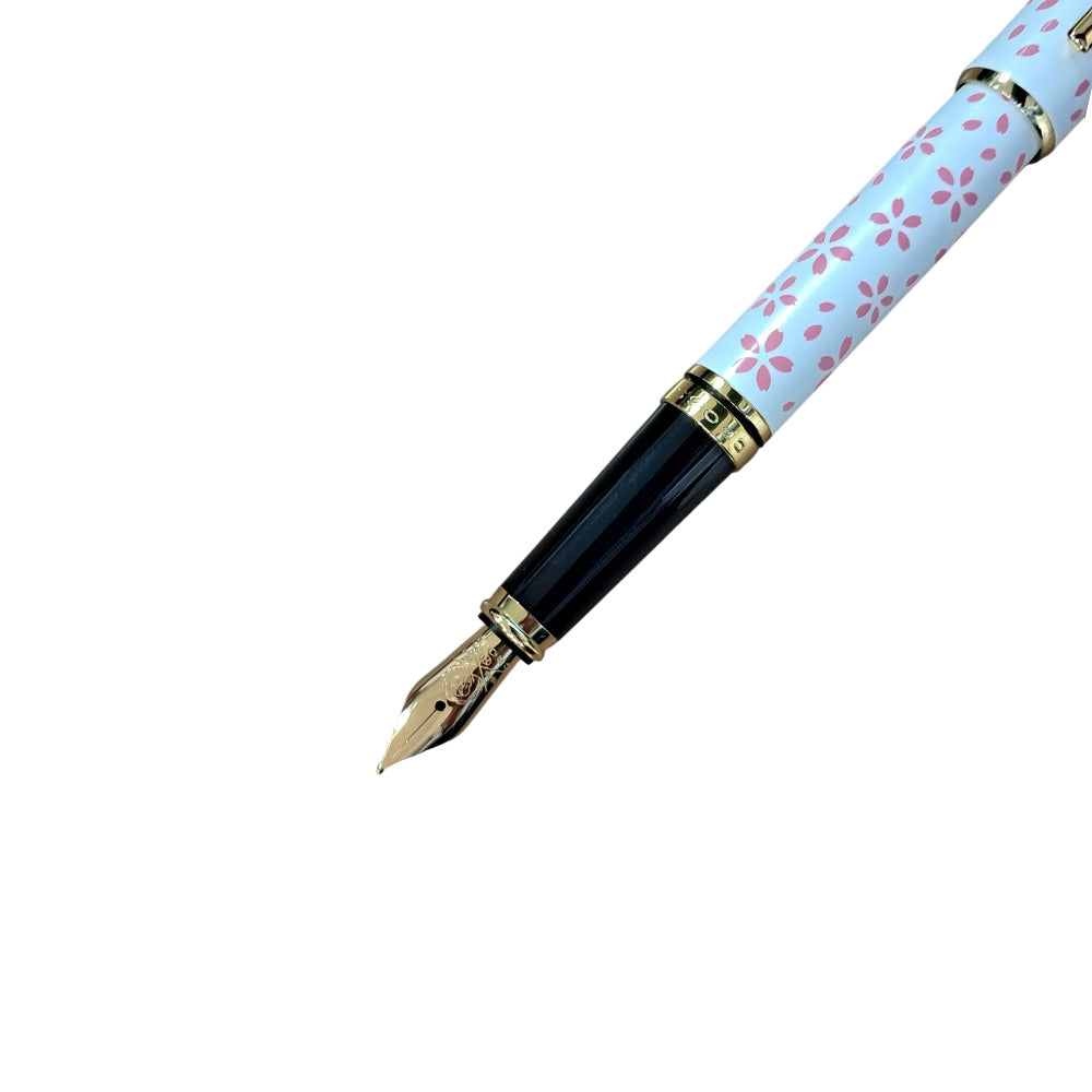 Cross Coventry Cherry Blossom White With Gold-Tone Trim Fountain Pen - Medium Nib