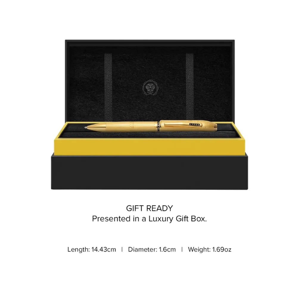 Cross Peerless Citizen London 23KT Gold Plate with 23KT Gold-plated Trims Ballpoint Pen