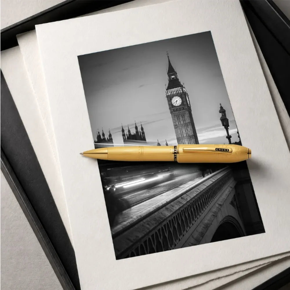 Cross Peerless Citizen London 23KT Gold Plate with 23KT Gold-plated Trims Ballpoint Pen