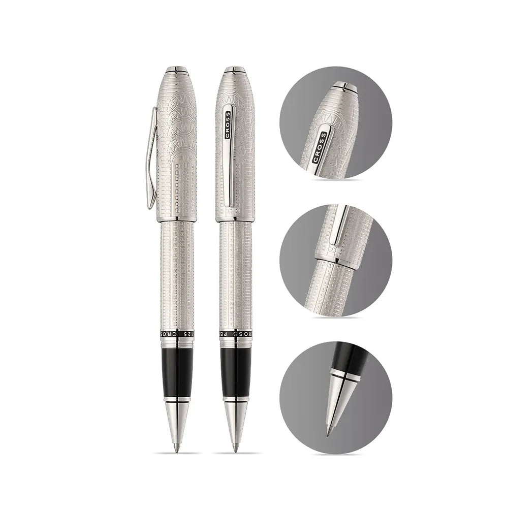 Cross Peerless Citizen New York City Platinum-plated with Platinum-plated Trim Selectip Rollerball Pen