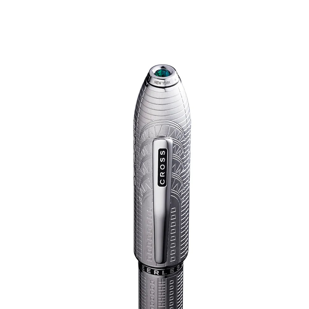 Cross Peerless Citizen New York City Platinum-plated with Platinum-plated Trim Selectip Rollerball Pen