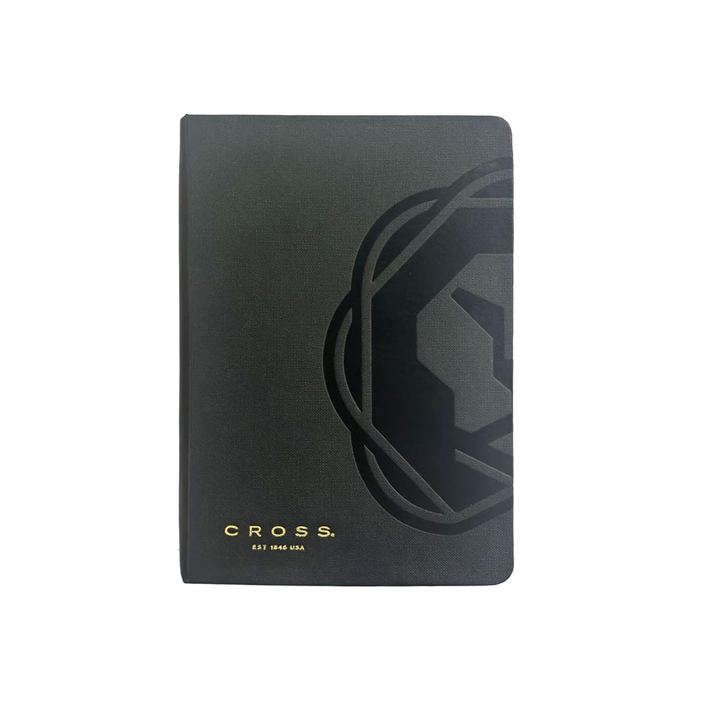 Cross Bailey Light Glossy Black Resin CT Ballpoint Pen + Executive A5 Black Notebook