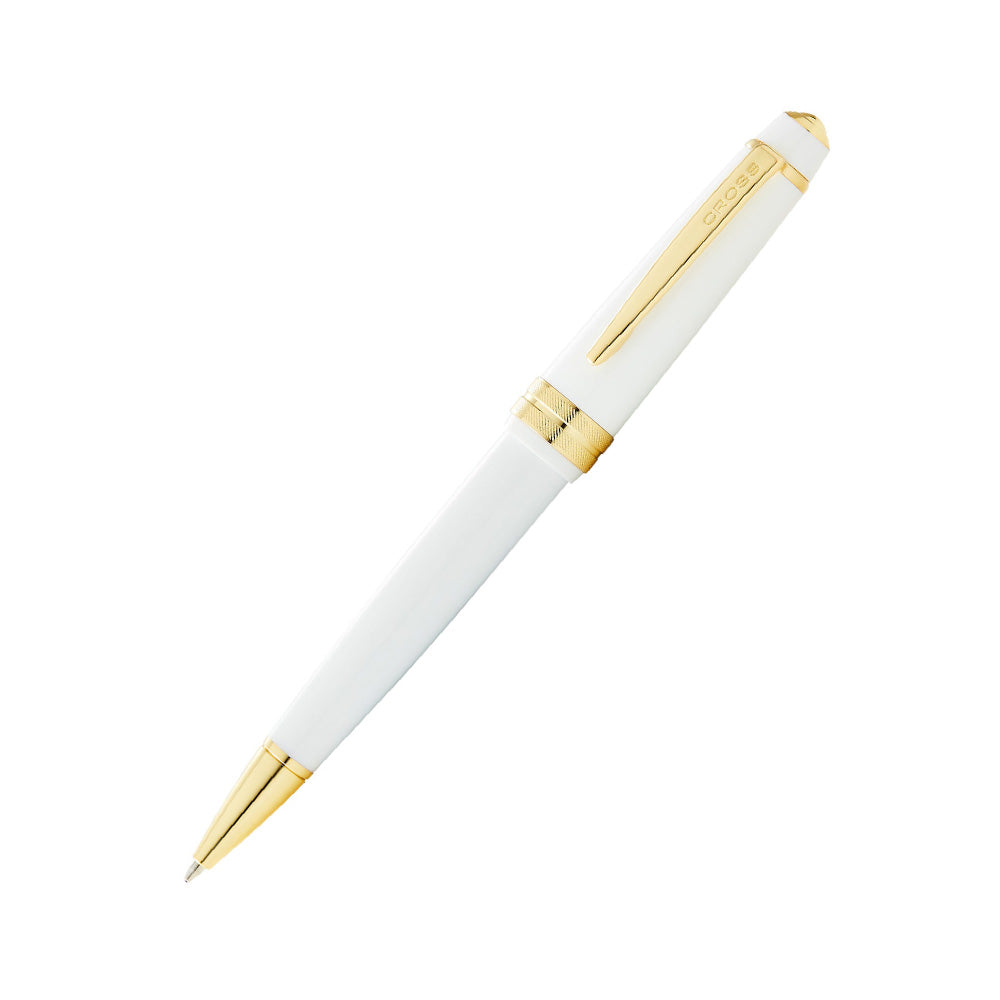 Cross Bailey Light Polished White Resin with Gold Plated Trim Ballpoint Pen