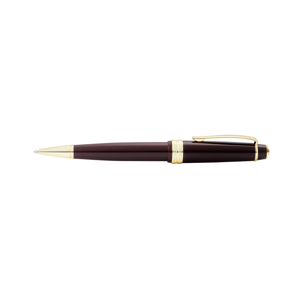 Cross Bailey Light Polished Burgundy Resin and Gold Tone Ballpoint Pen