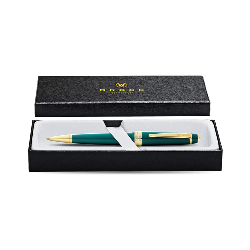 Cross Bailey Light Polished Green Resin and Gold Tone Trim Ballpoint Pen