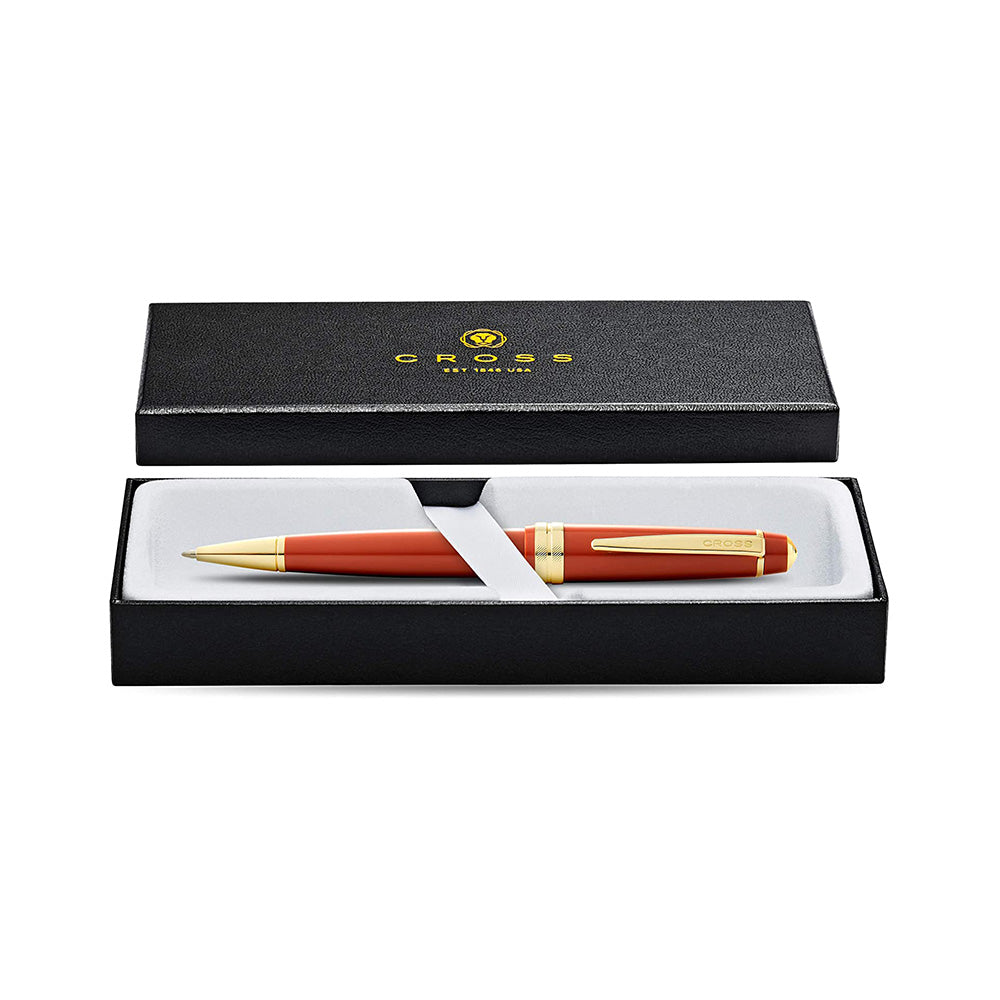 Cross Bailey Light Polished Amber Resin and Gold Tone Trim Ballpoint Pen