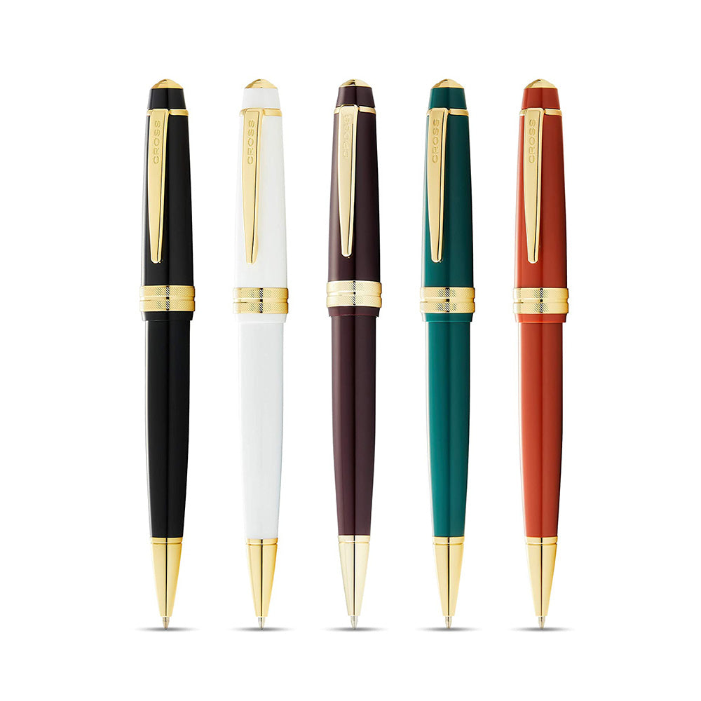 Cross Bailey Light Polished Amber Resin and Gold Tone Trim Ballpoint Pen