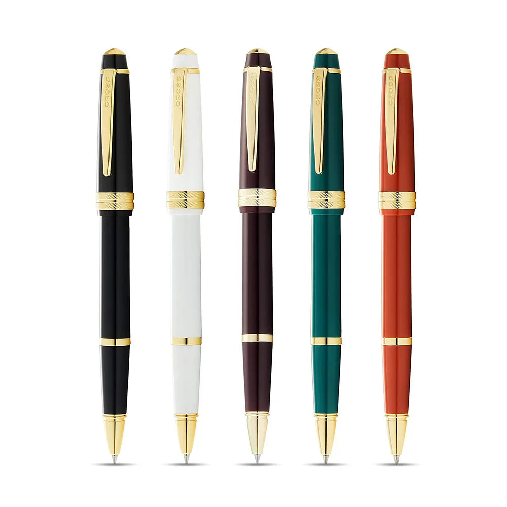 Cross Bailey Light Polished Green Resin and Gold Tone Rollerball Pen