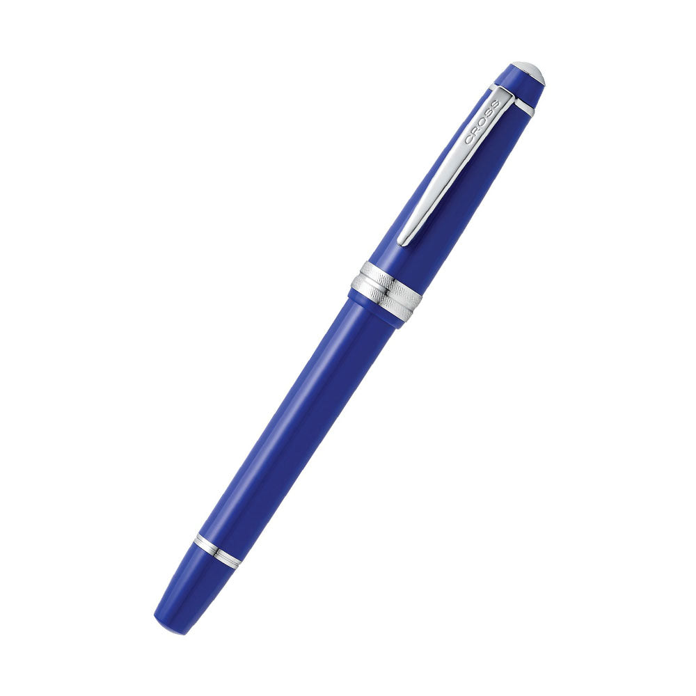 Cross Bailey Light Polished Blue Resin with Polished Chrome Trim Rollerball Pen