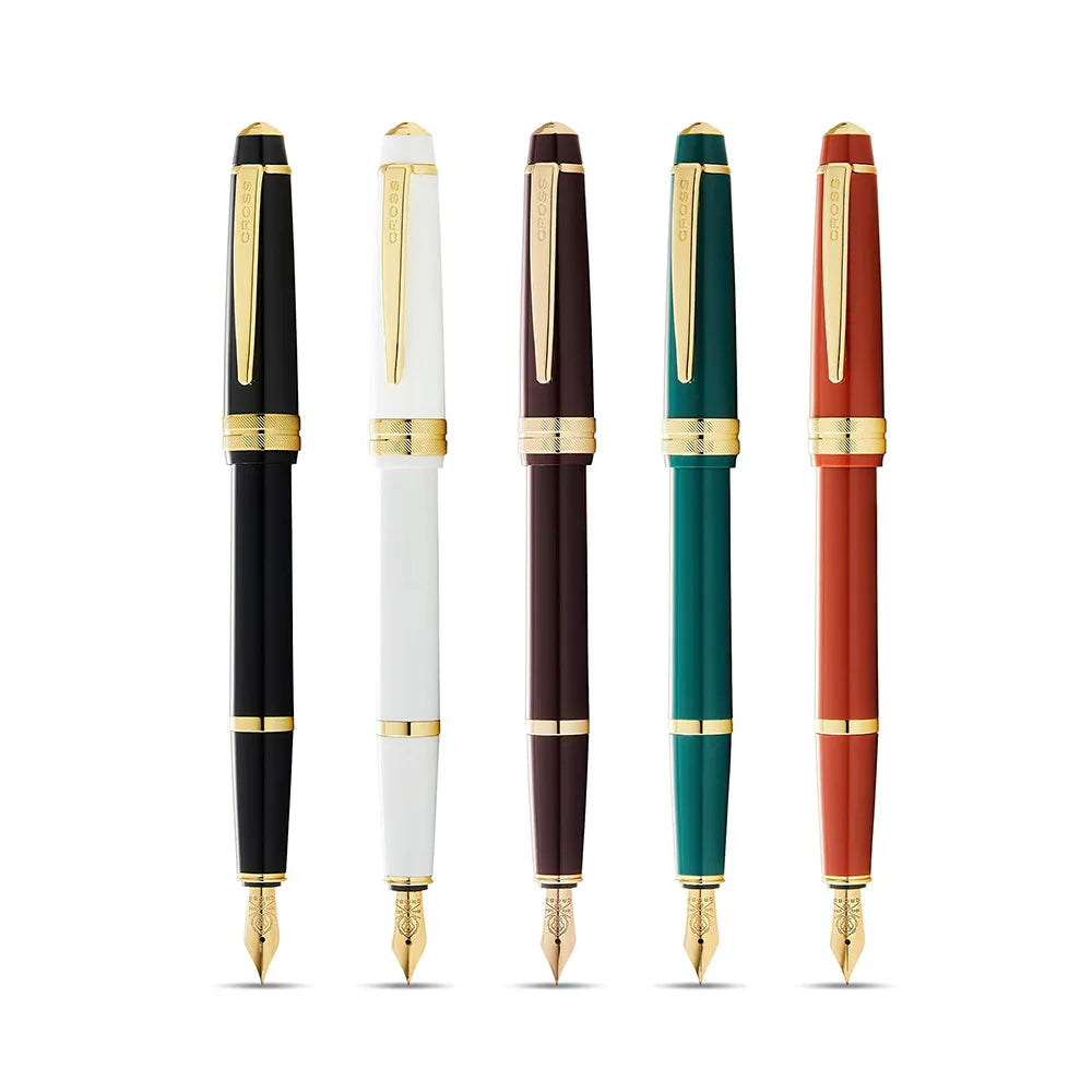 Cross Bailey Light Polished Green Resin GT Fountain Pen - Medium Nib