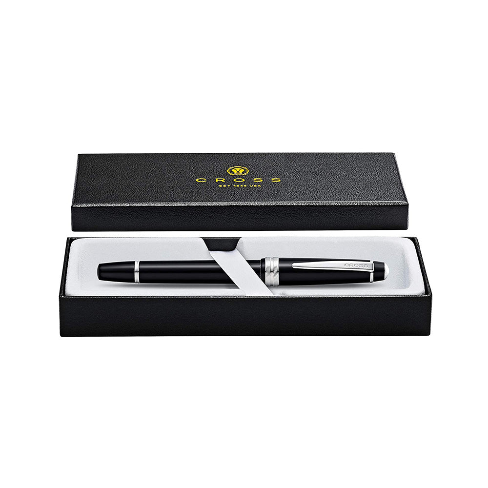 Cross Bailey Light Polished Black Resin Fountain Pen - Fine Nib