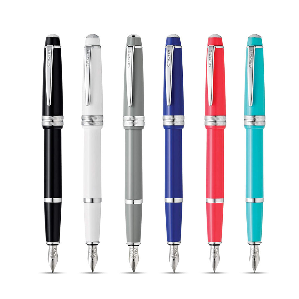 Cross Bailey Light Polished Black Resin Fountain Pen - Fine Nib