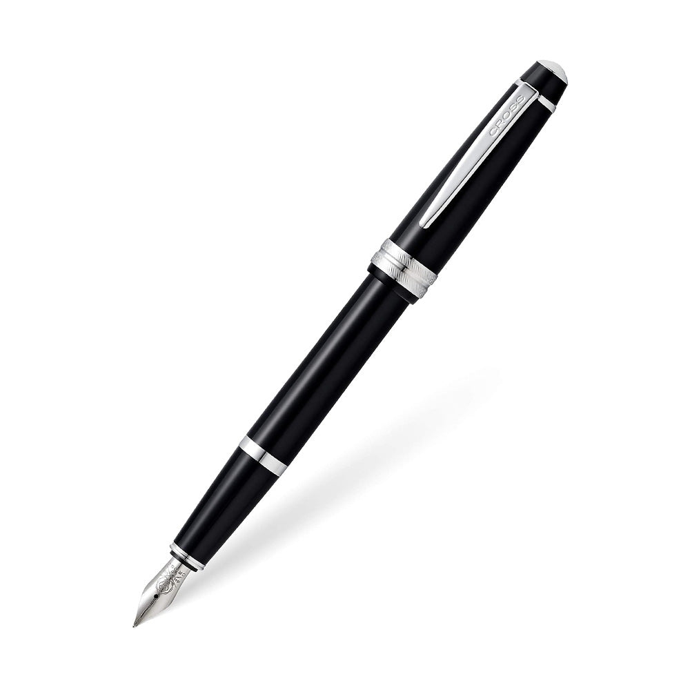 Cross Bailey Light Polished Black Resin Fountain Pen - Fine Nib