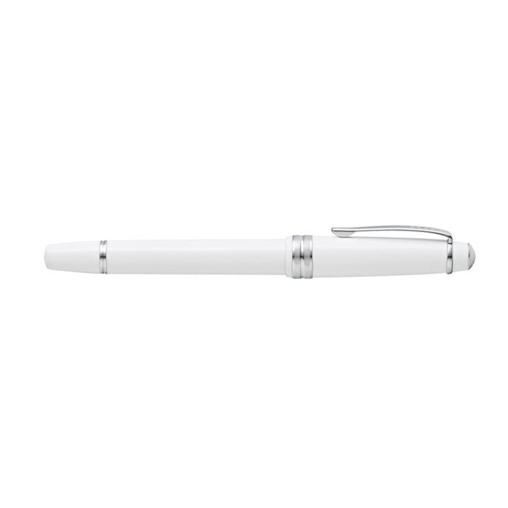 Cross Bailey Light Polished White Resin CT Fountain Pen - Fine Nib