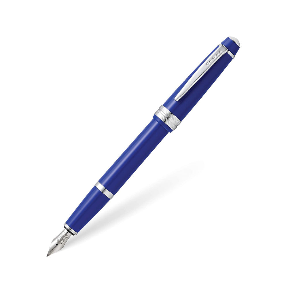 Cross Bailey Light Polished Blue Resin with CT Fountain Pen - Medium Nib