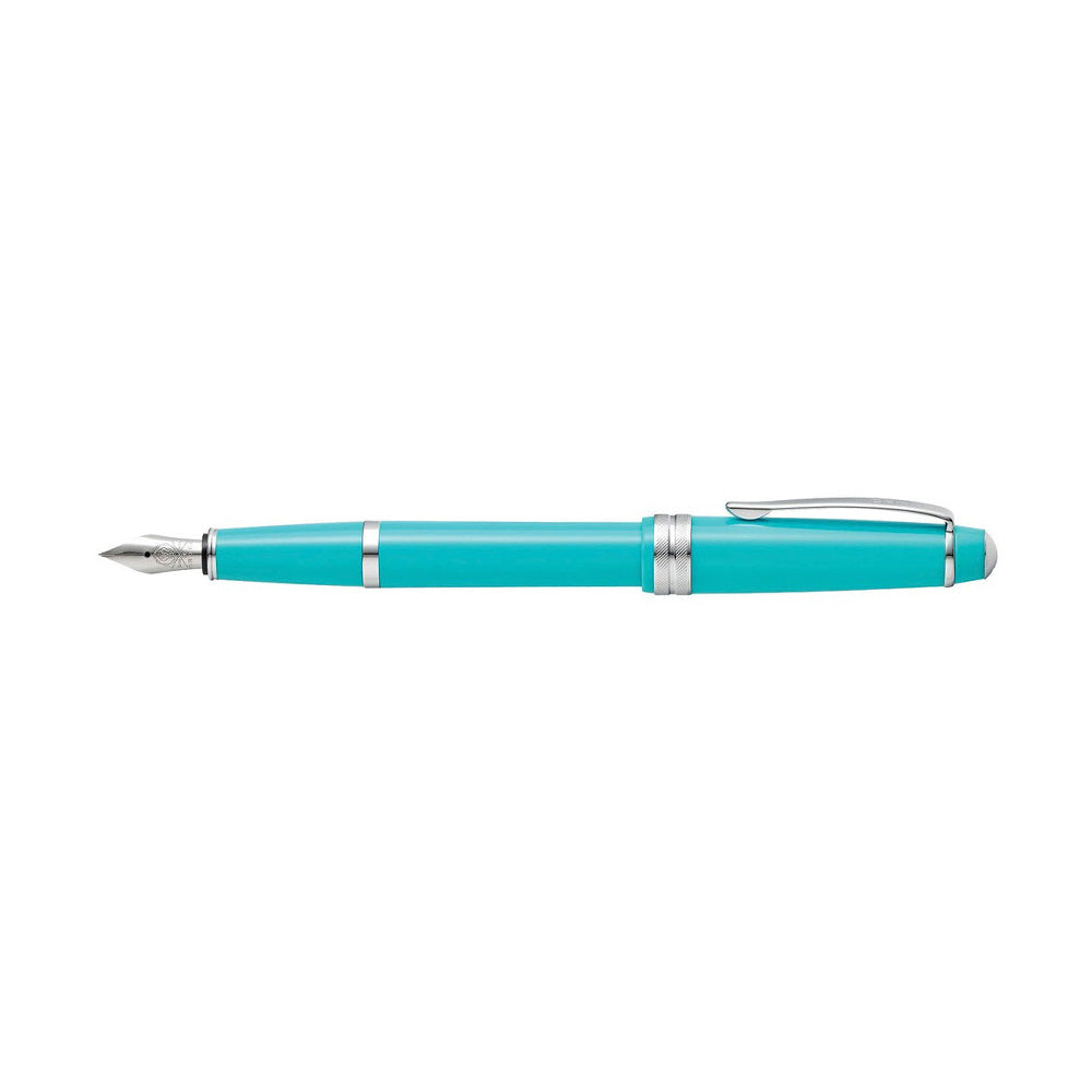 Cross Bailey Light Polished Light Teal Resin CT Fountain Pen - Fine Nib
