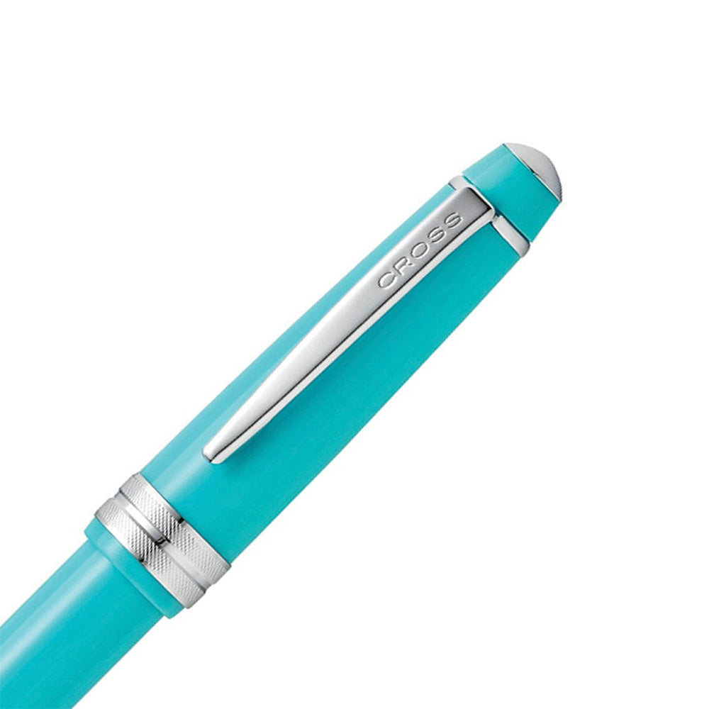 Cross Bailey Light Polished Light Teal Resin CT Fountain Pen - Medium Nib