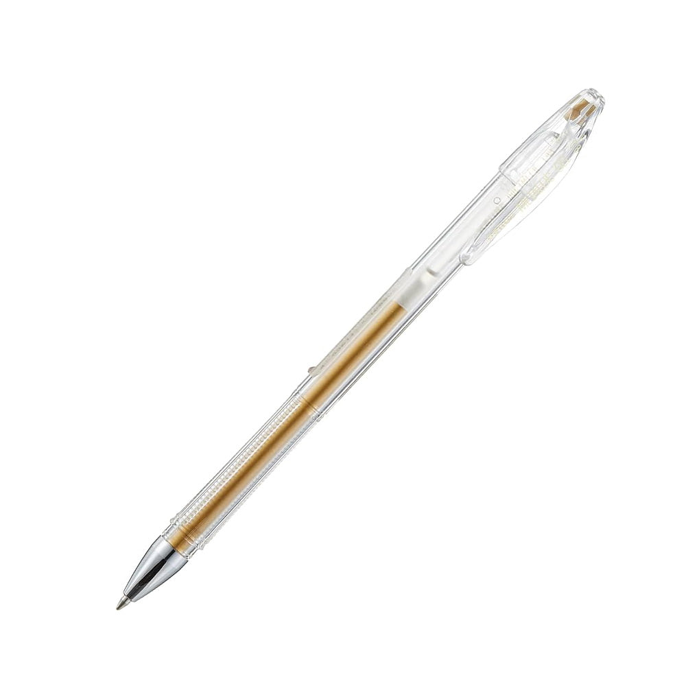 Penac FX3 Metallic Gold 0.8mm Gel Pen - Pack of 5