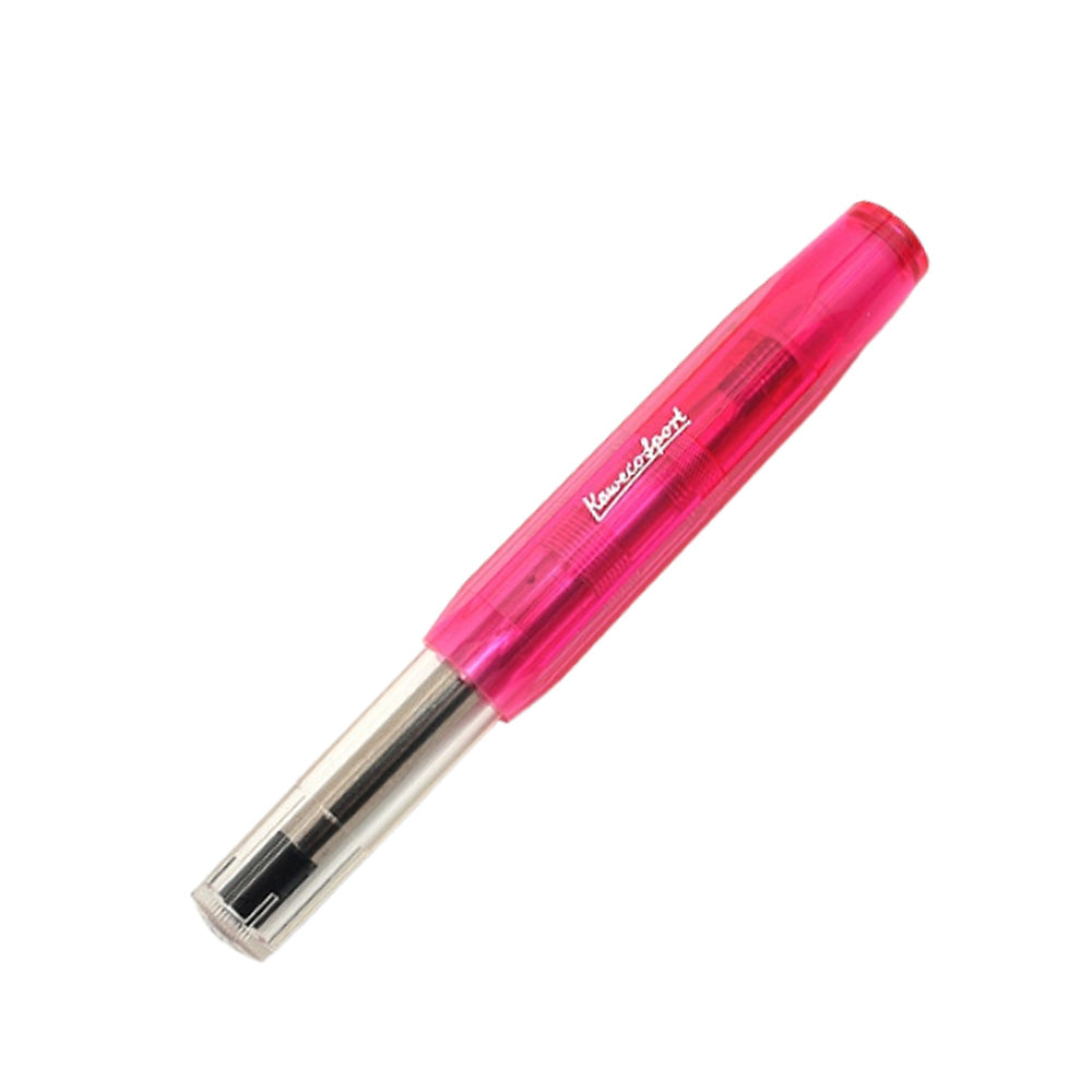 Kaweco Ice Sport Transparent Pink 0.7mm Gel Roller Pen