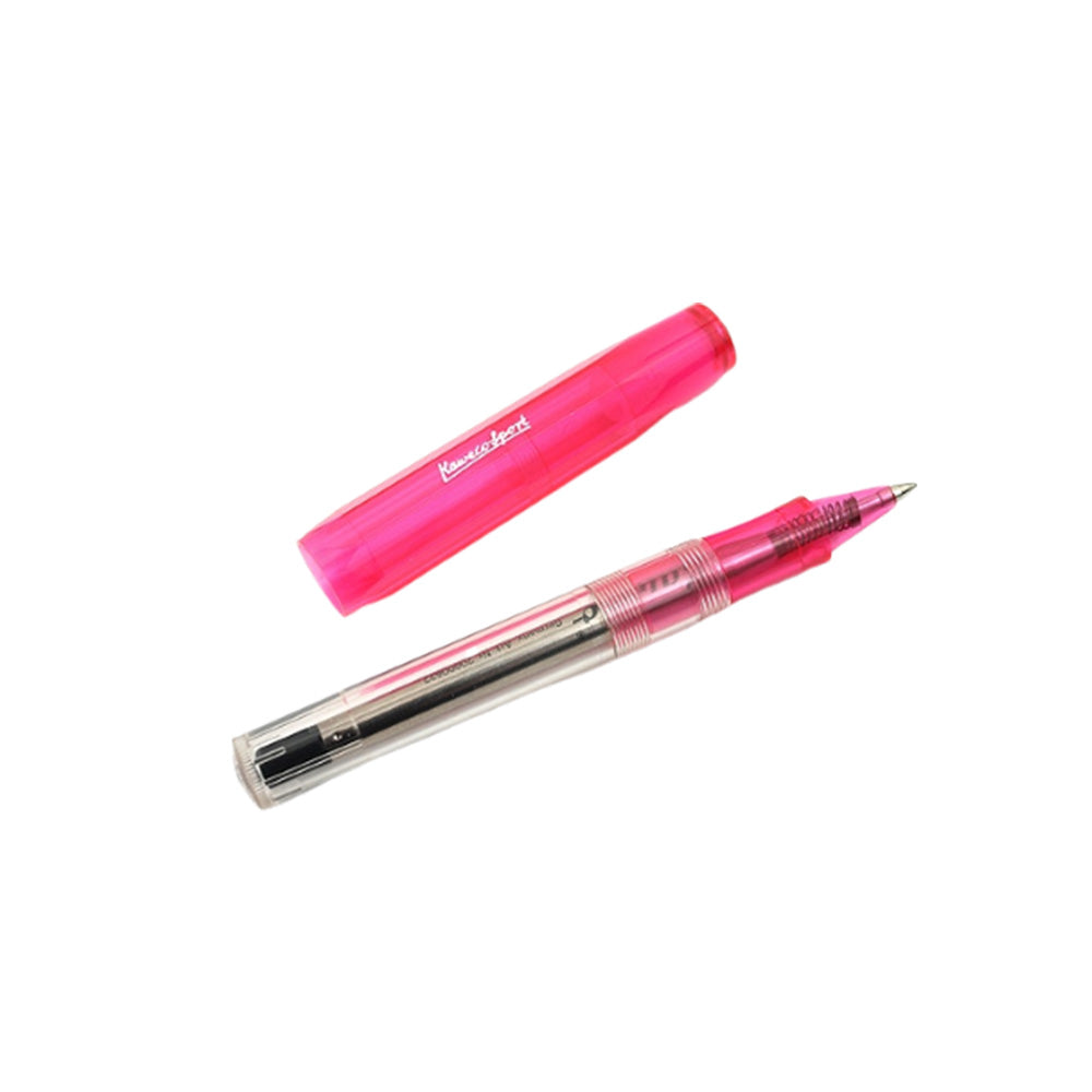 Kaweco Ice Sport Transparent Pink 0.7mm Gel Roller Pen