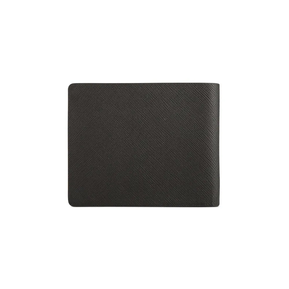 Cross Saffiano Leather 4CC Bifold Wallet with Coin Pocket - Black