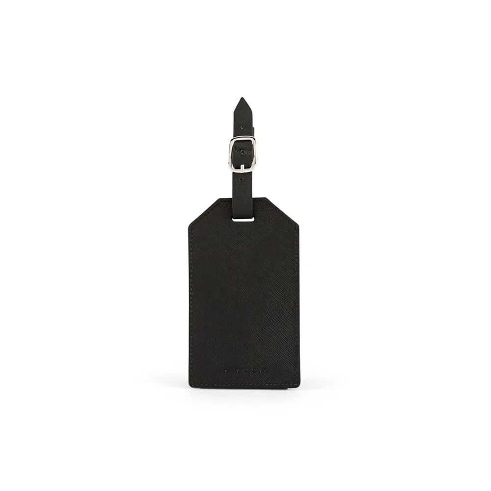Cross Luggage Leather Tag Holder - Black