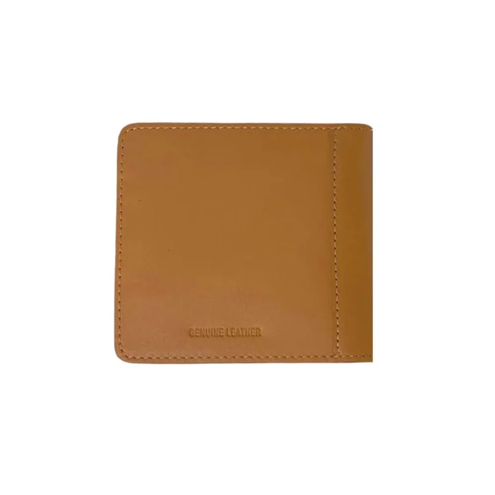 Cross Leather Money Clip Wallet for Men - Mocha