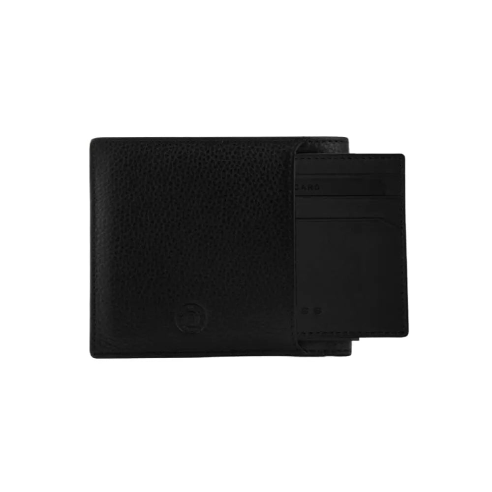 Cross Pebble Leather 6CC Classic Fold Wallet with 6CC Cardholder - Black