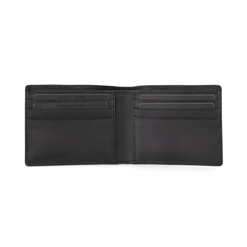 Cross Pebble Leather 8CC Classic Fold Wallet - Black