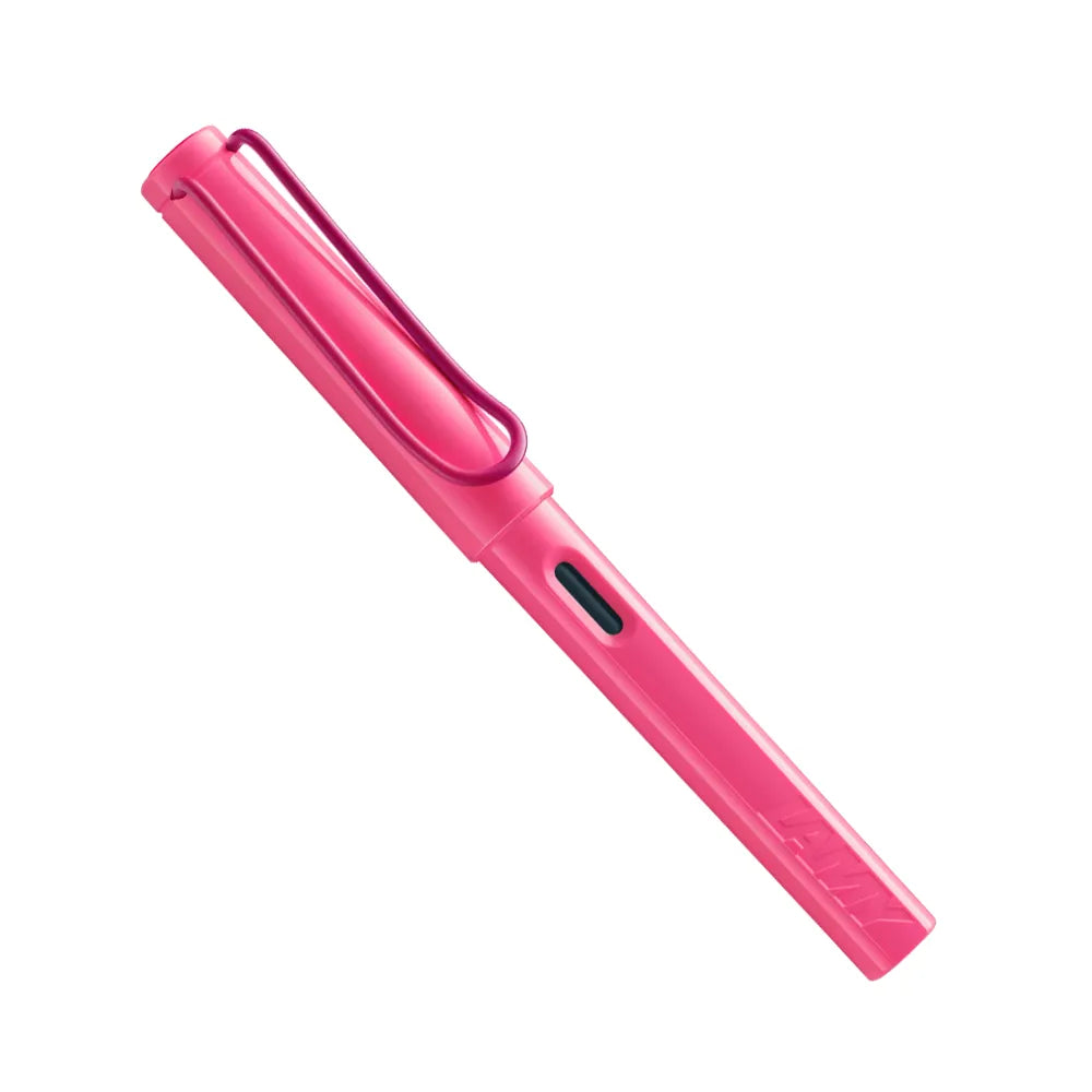 Lamy Safari OC9 Neon Pink with Polished PVD Trim Fountain Pen (Special Edition)