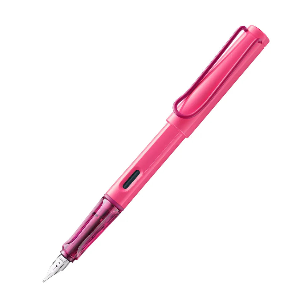 Lamy Safari OC9 Neon Pink with Polished PVD Trim Fountain Pen (Special Edition)